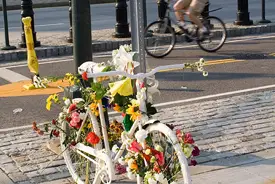 The Ghost Bike memorial for Dr. Carl Henry Nacht Silversalty's Flickr